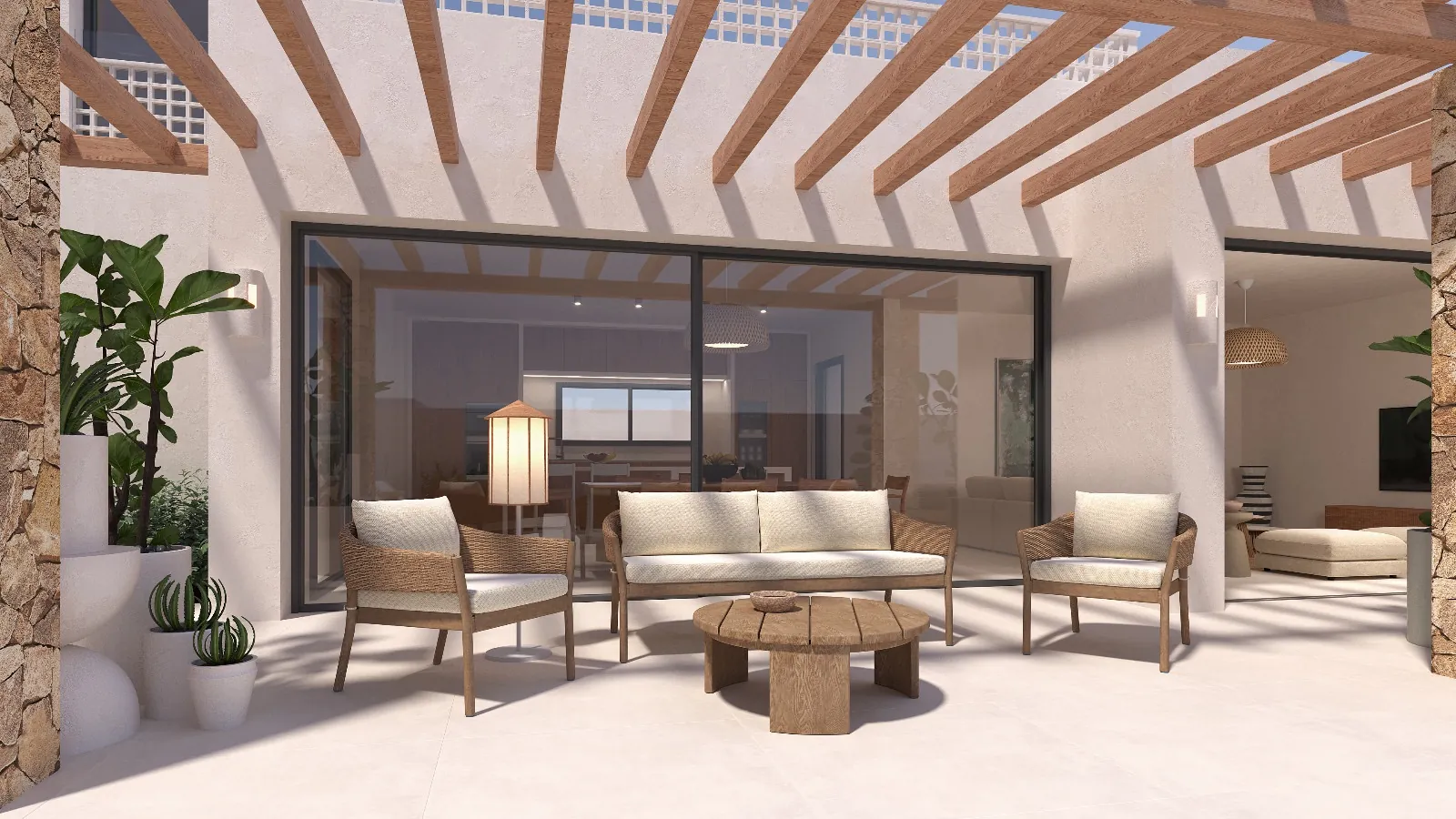 Ibiza-stijl nieuwbouwwoning te koop in La Camarrocha, Moraira