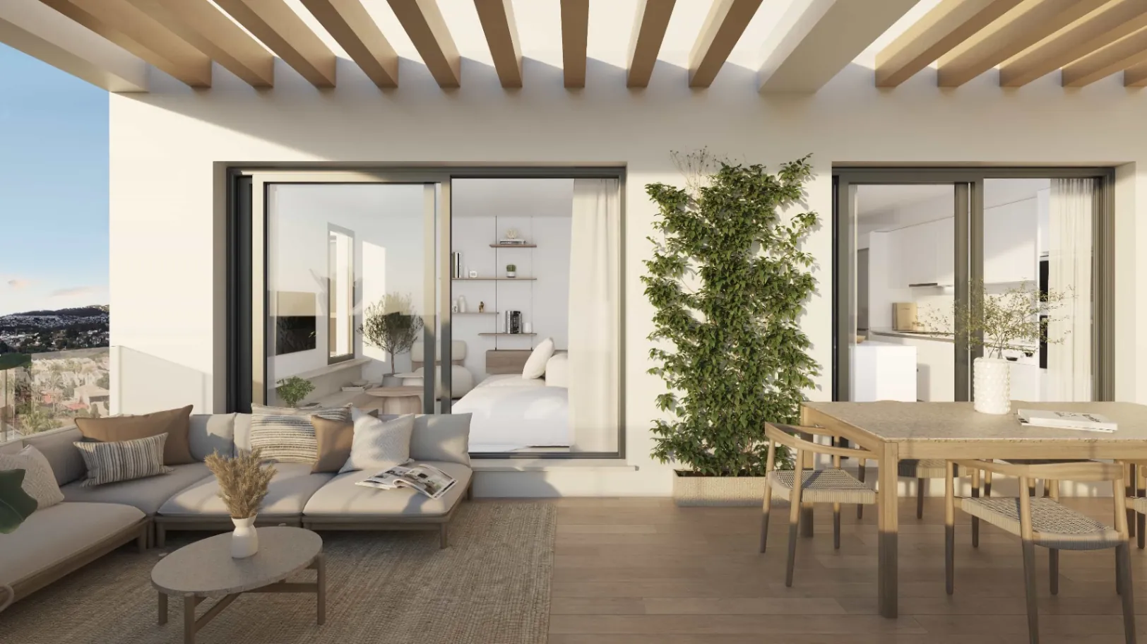 Nieuwbouwappartementen onder constructie in Calpe