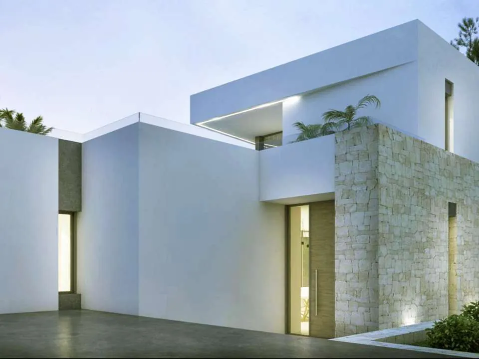 Nieuwbouwvilla te koop met panoramisch uitzicht op zee en de Peñon d'Ifach in Cumbre Del Sol, Benitachell