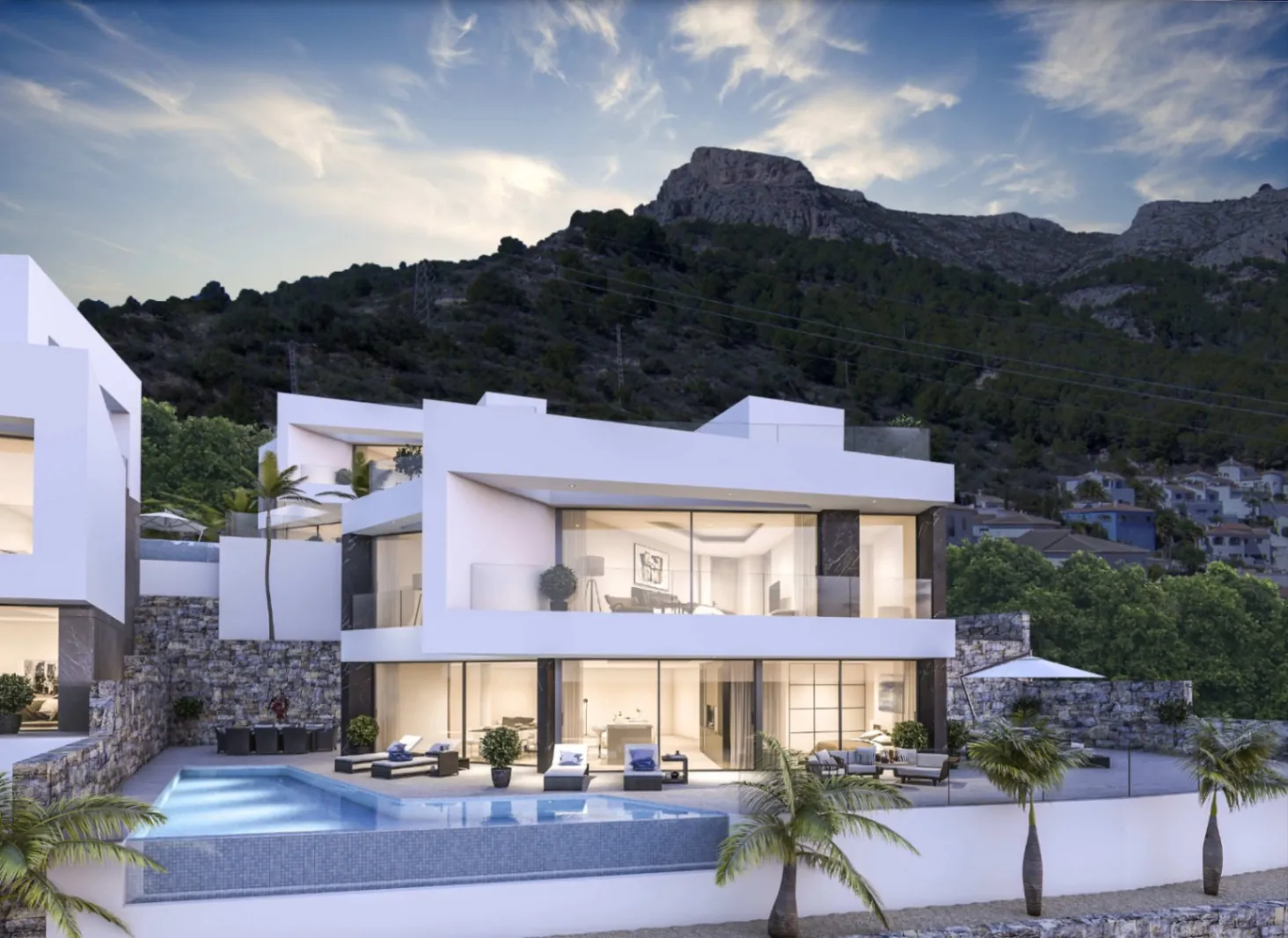 Nieuwbouwvilla onder constructie te koop in Partida Cucarres, Calpe