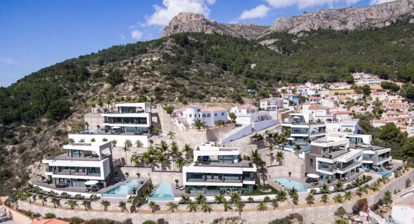 Nieuwbouwvilla onder constructie te koop in Partida Cucarres, Calpe