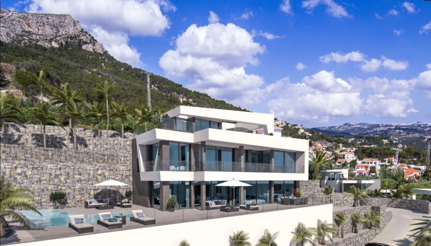 Nieuwbouwvilla onder constructie te koop in Partida Cucarres, Calpe