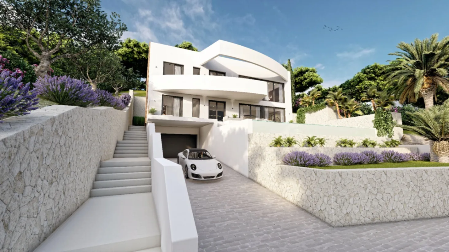 Nieuwbouwvilla onder constructie te koop in Sierra Altea, Altea