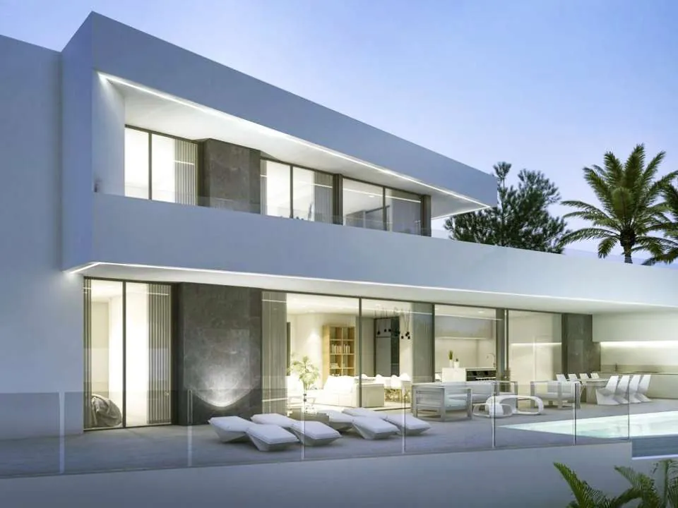 Nieuwbouwvilla te koop met panoramisch uitzicht op zee en de Peñon d'Ifach in Cumbre Del Sol, Benitachell