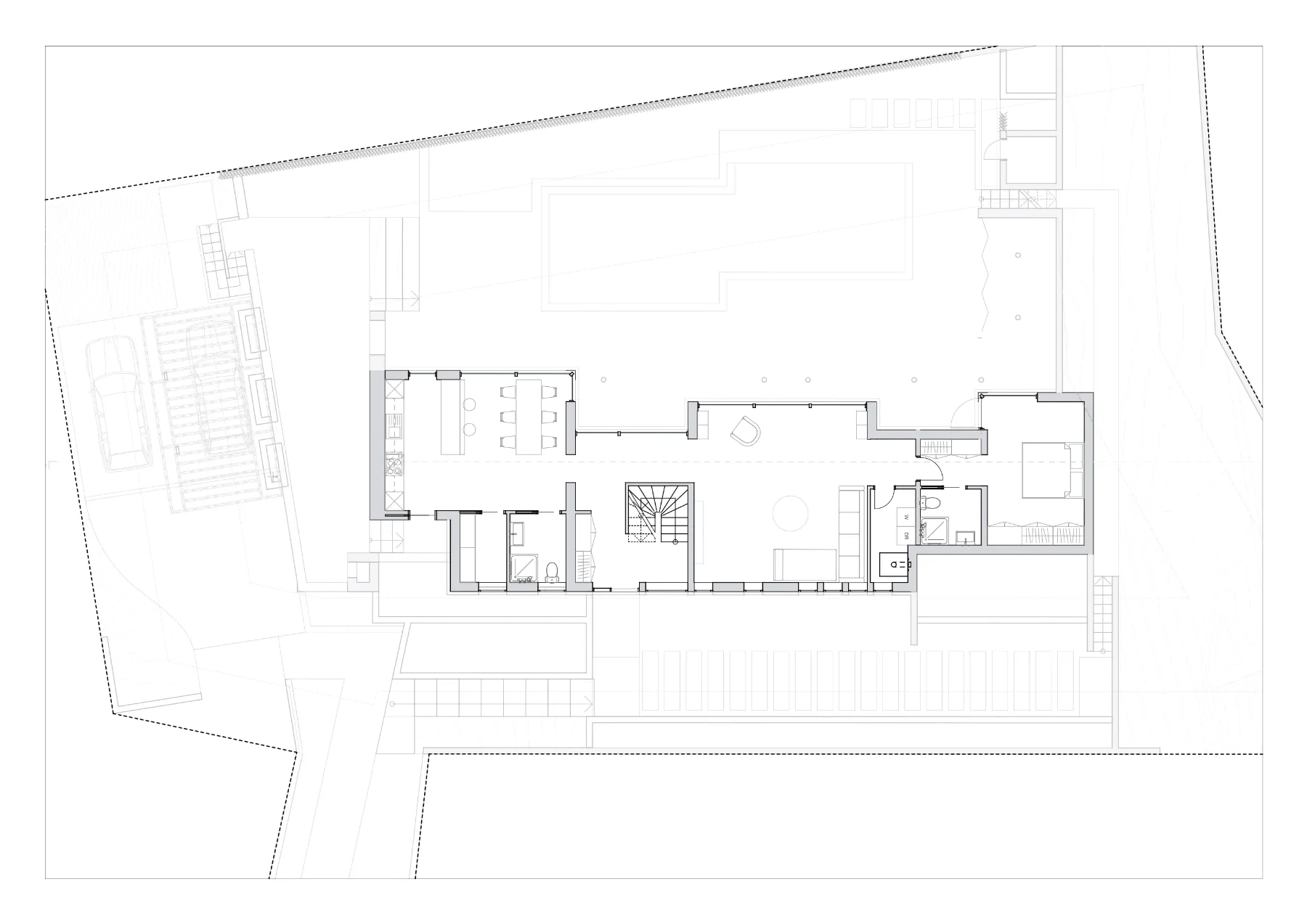 Moderne nieuwbouwvilla met open zicht te koop in Benimeit, Moraira