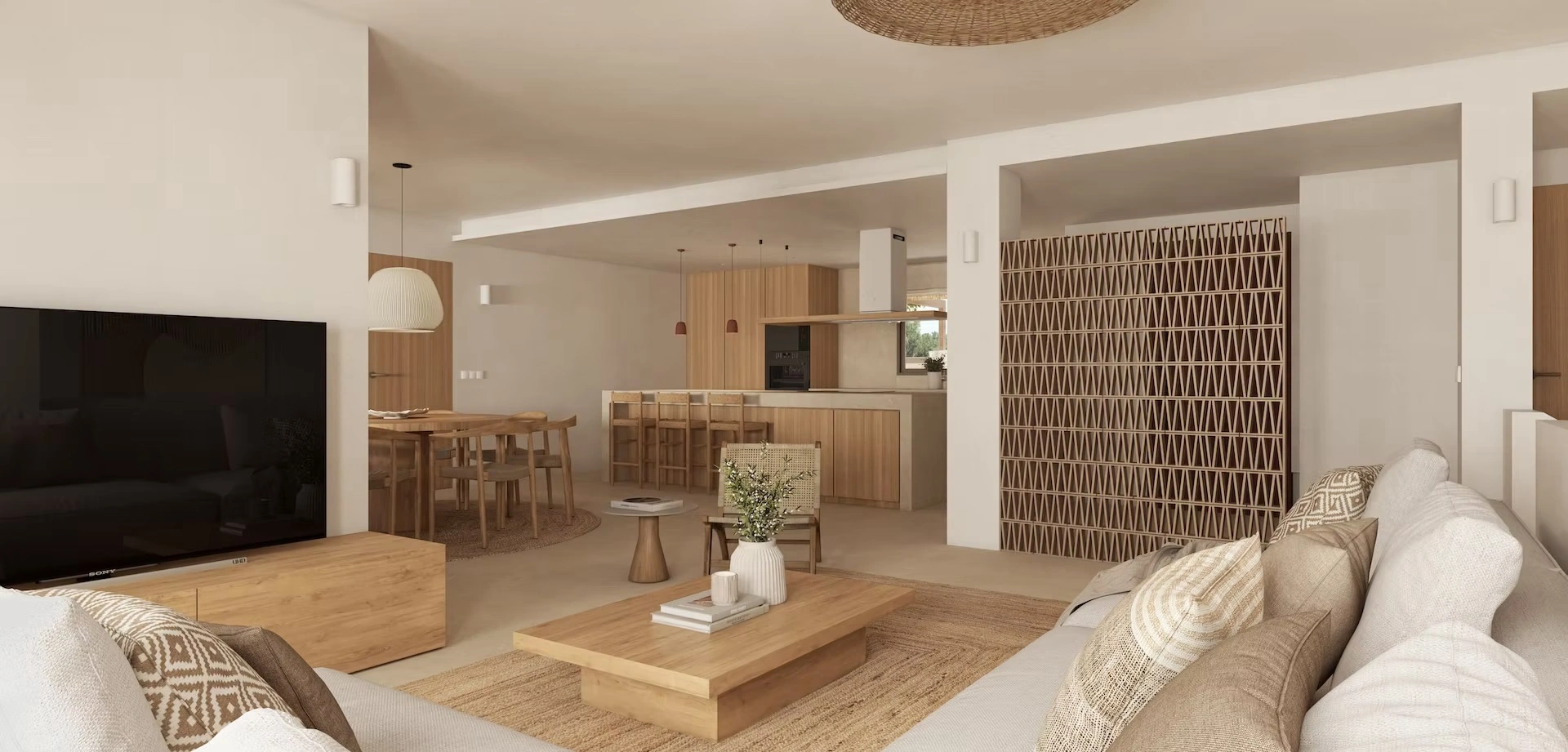 Ibizastijl villa te koop op wandelafstand van het strand La Fustera, Benissa