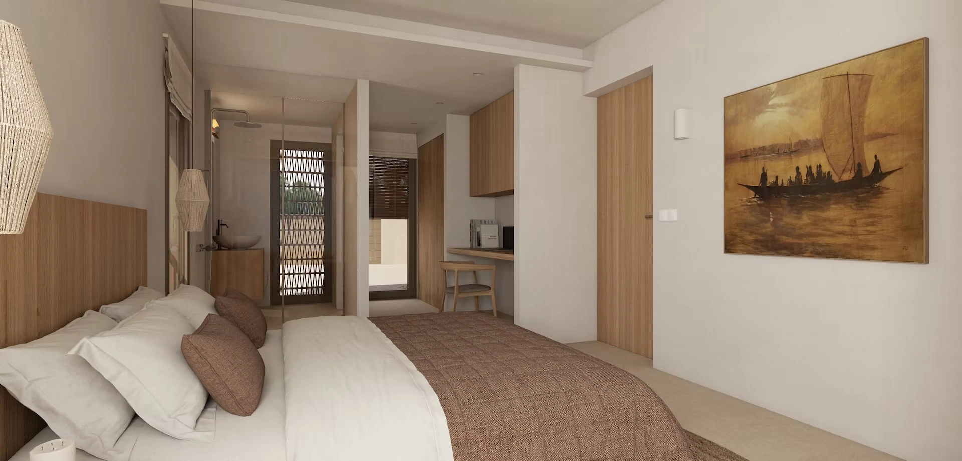 Ibizastijl villa te koop op wandelafstand van het strand La Fustera, Benissa