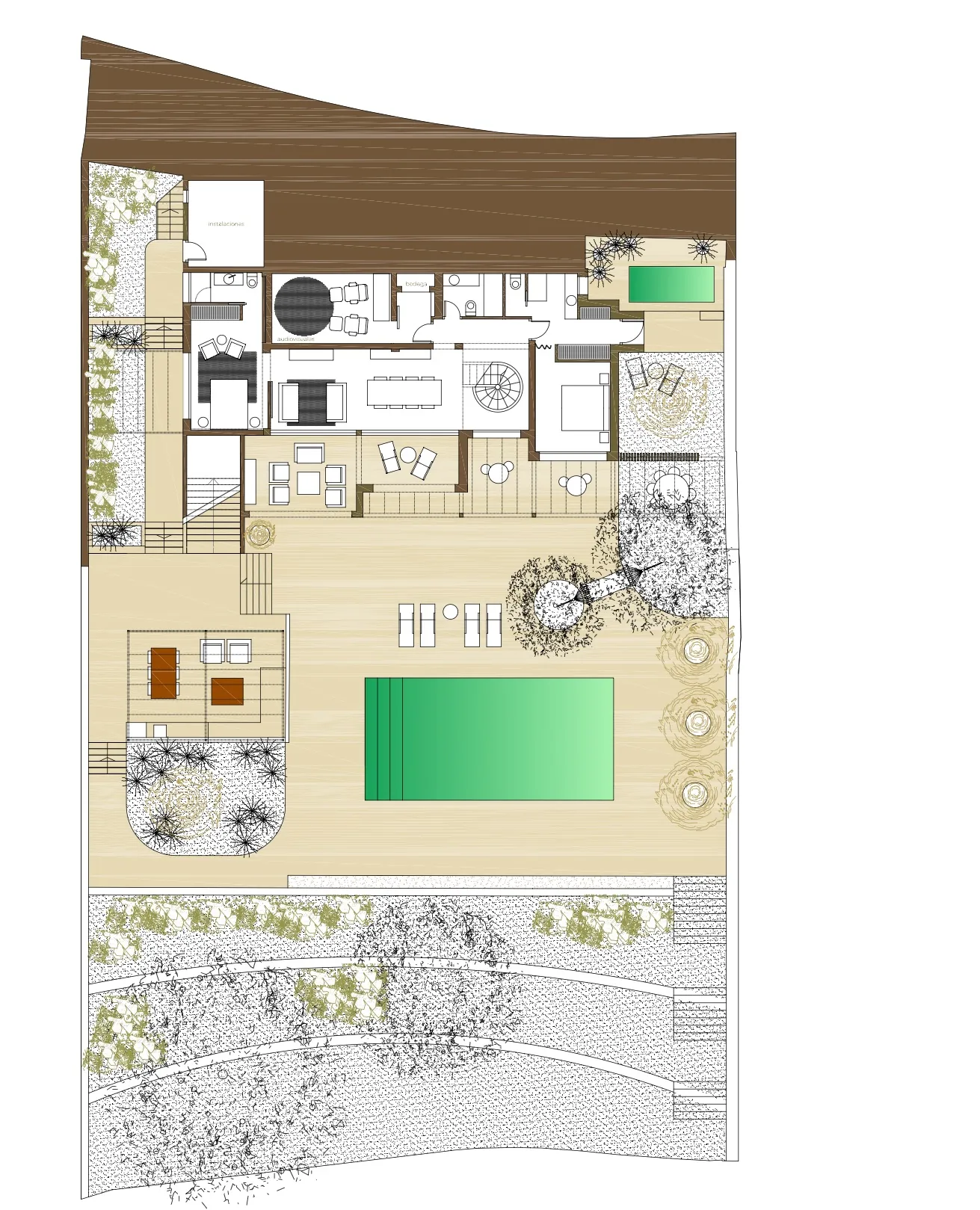 Ibizastijl villa te koop op wandelafstand van het strand La Fustera, Benissa
