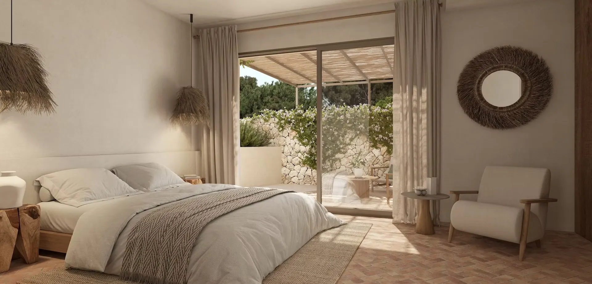 Ibizastijl villa te koop op wandelafstand van het strand La Fustera, Benissa