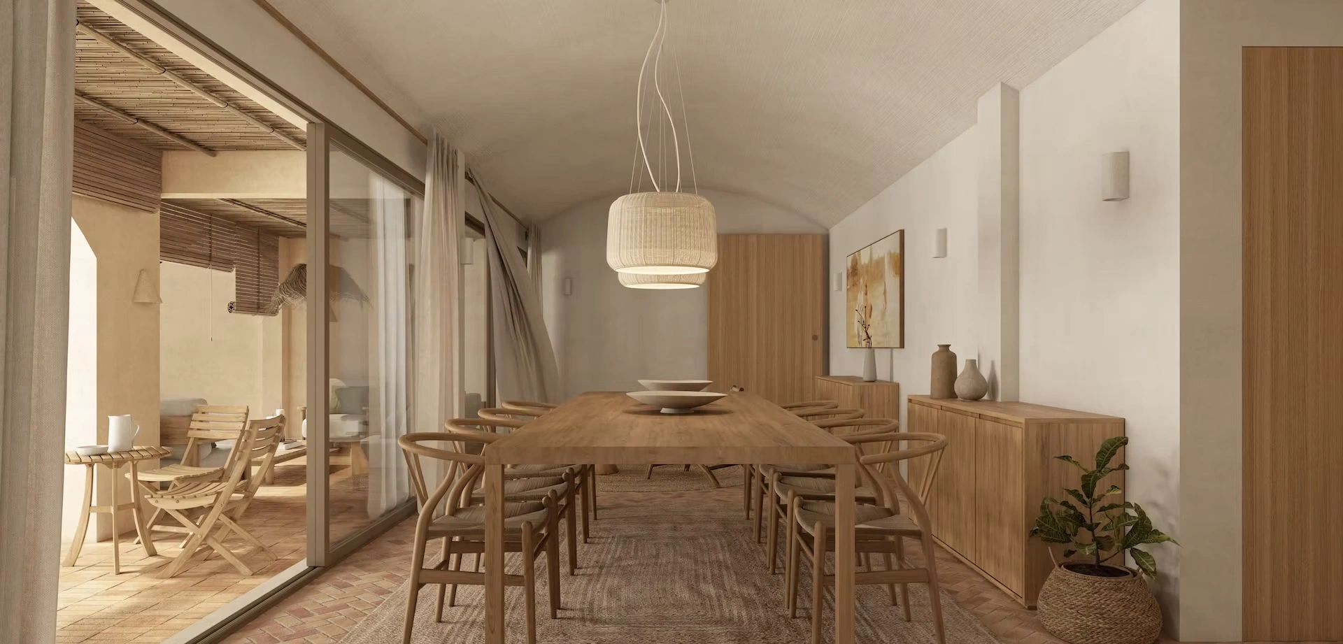Ibizastijl villa te koop op wandelafstand van het strand La Fustera, Benissa