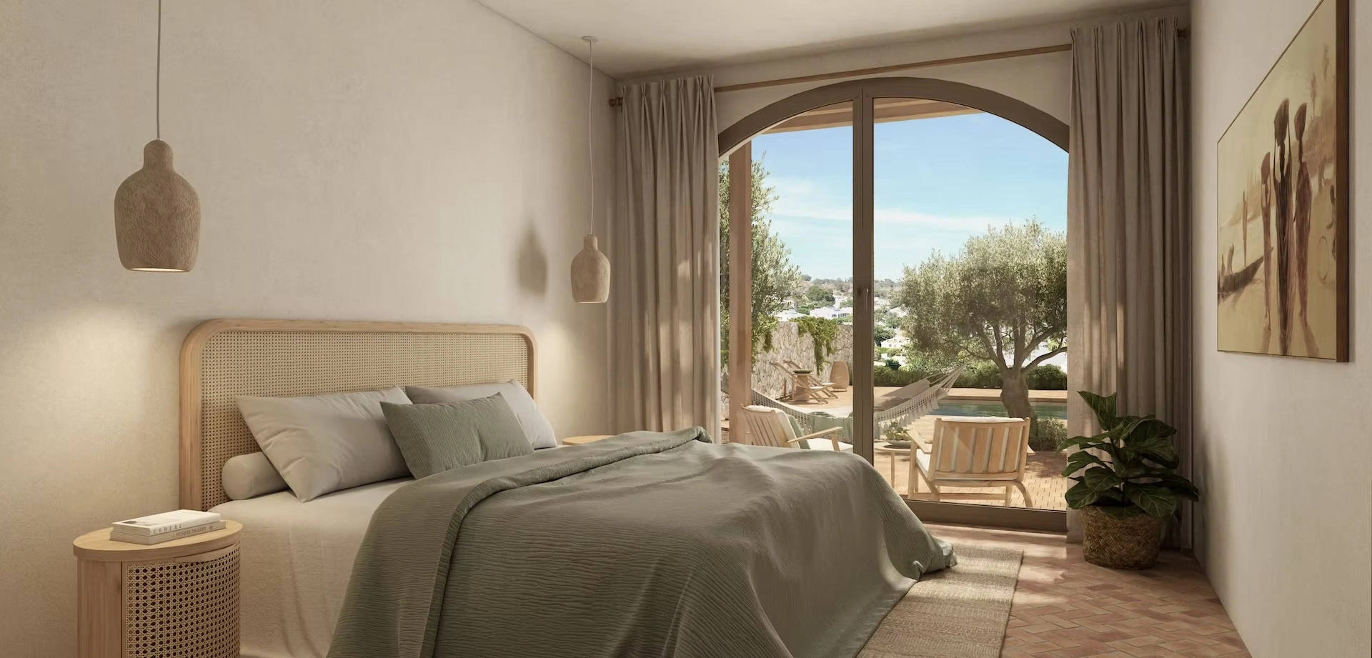 Ibizastijl villa te koop op wandelafstand van het strand La Fustera, Benissa