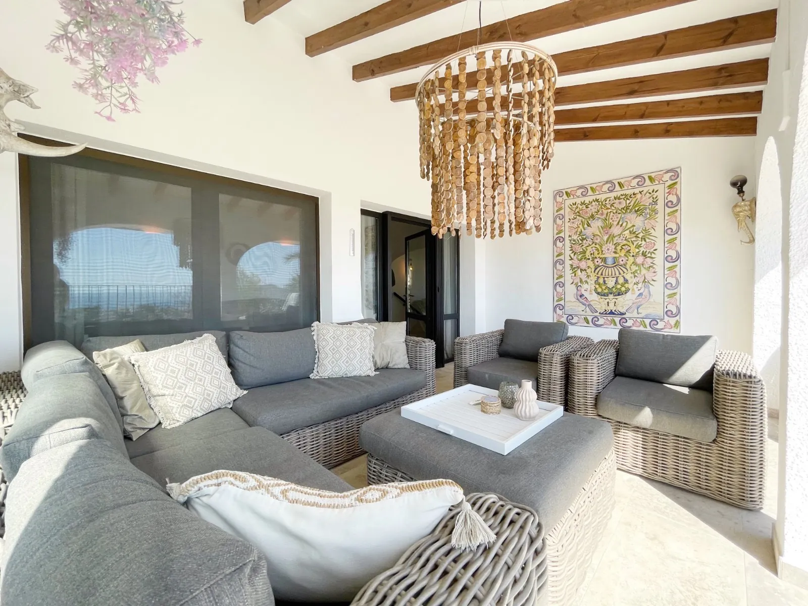 Villa met panoramisch zeezicht te koop in Benimeit, Moraira