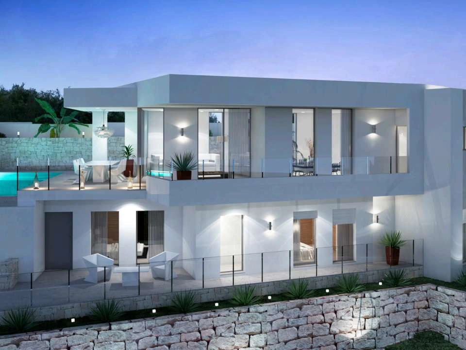 Nieuwbouwvilla met prachtig open zicht te koop in Benimeit, Moraira