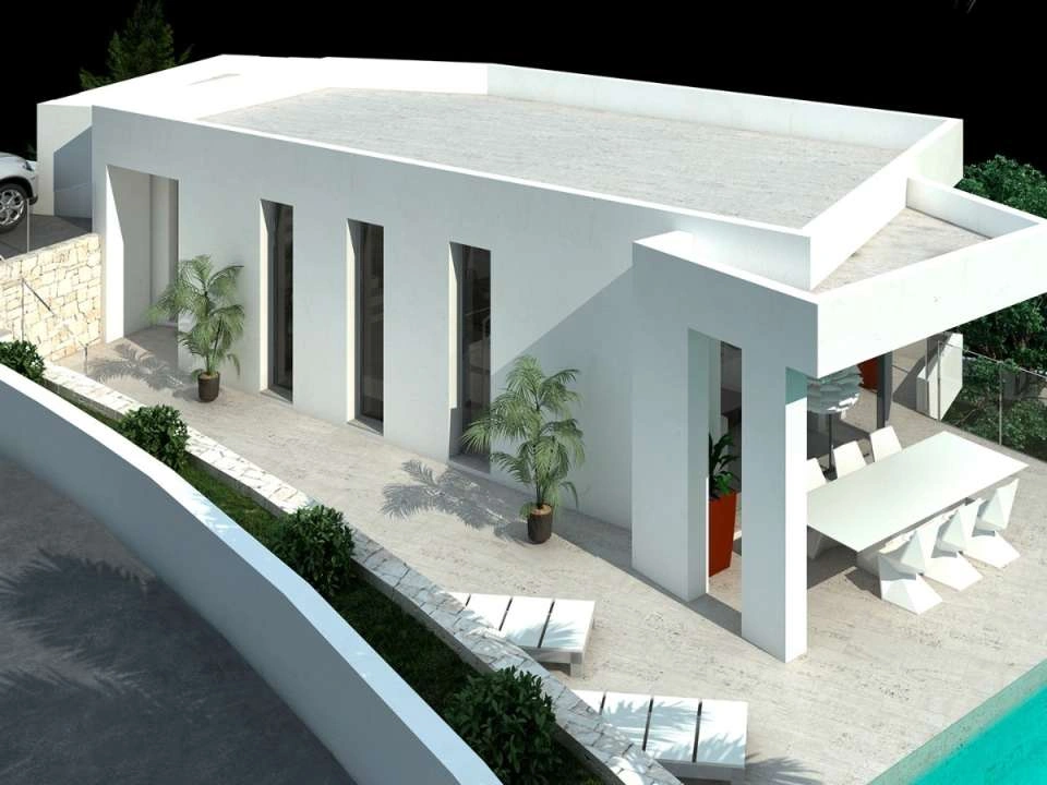 Nieuwbouwvilla met prachtig open zicht te koop in Benimeit, Moraira