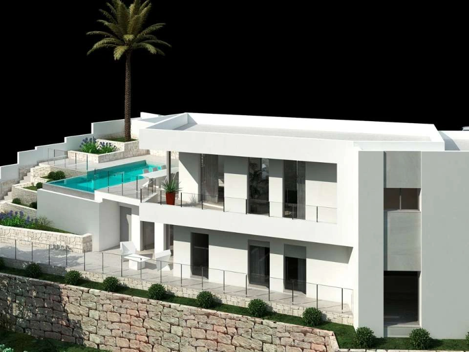 Nieuwbouwvilla met prachtig open zicht te koop in Benimeit, Moraira
