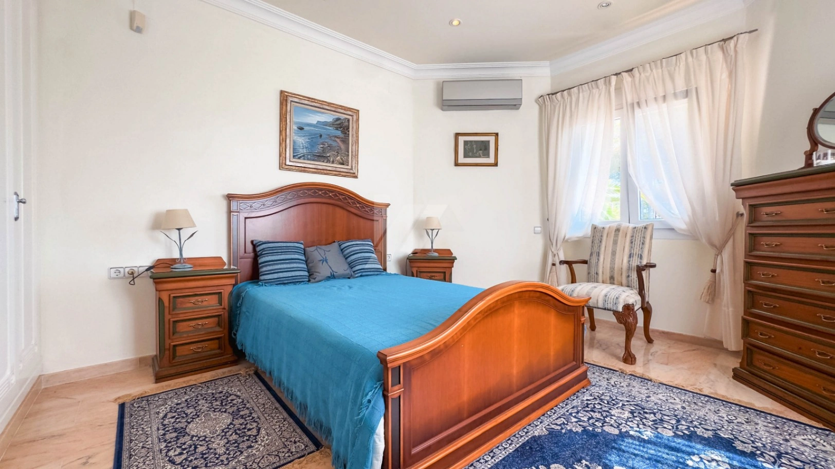 Luxe villa te koop in Moraira met zeezicht.