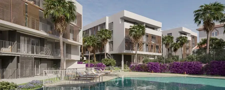 Nieuwbouwappartementen in aanbouw te koop nabij de oude stad van Javea