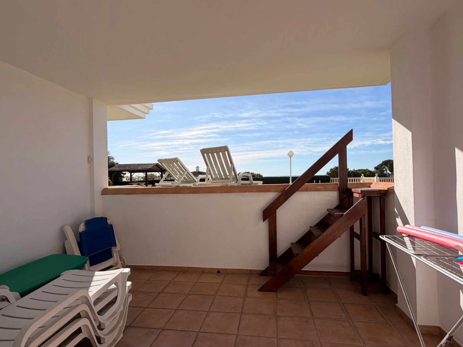 Eerste lijn appartement met zeezicht te koop in Platgetes, Moraira