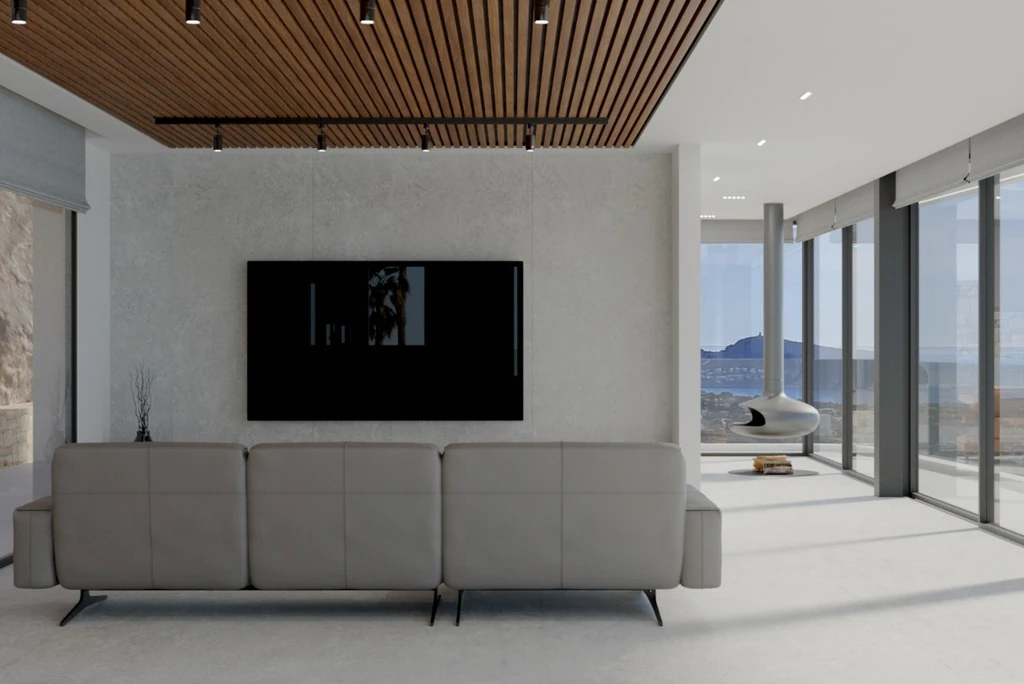 Fascinerende nieuwbouwvilla met panoramisch zeezicht te koop in Raco De Galeno, Benissa