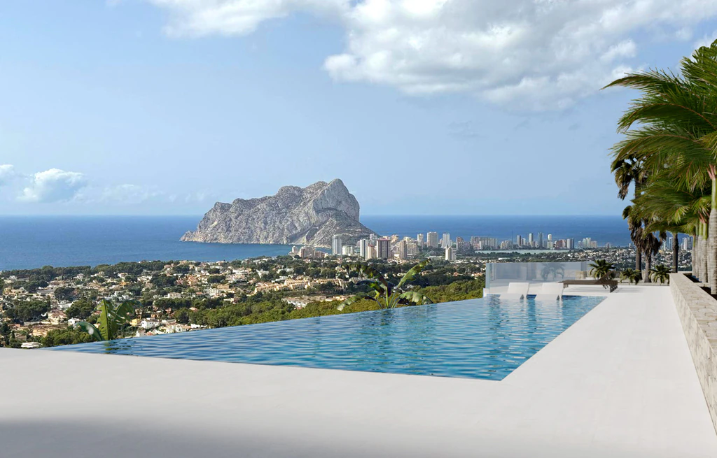Fascinerende nieuwbouwvilla met panoramisch zeezicht te koop in Raco De Galeno, Benissa
