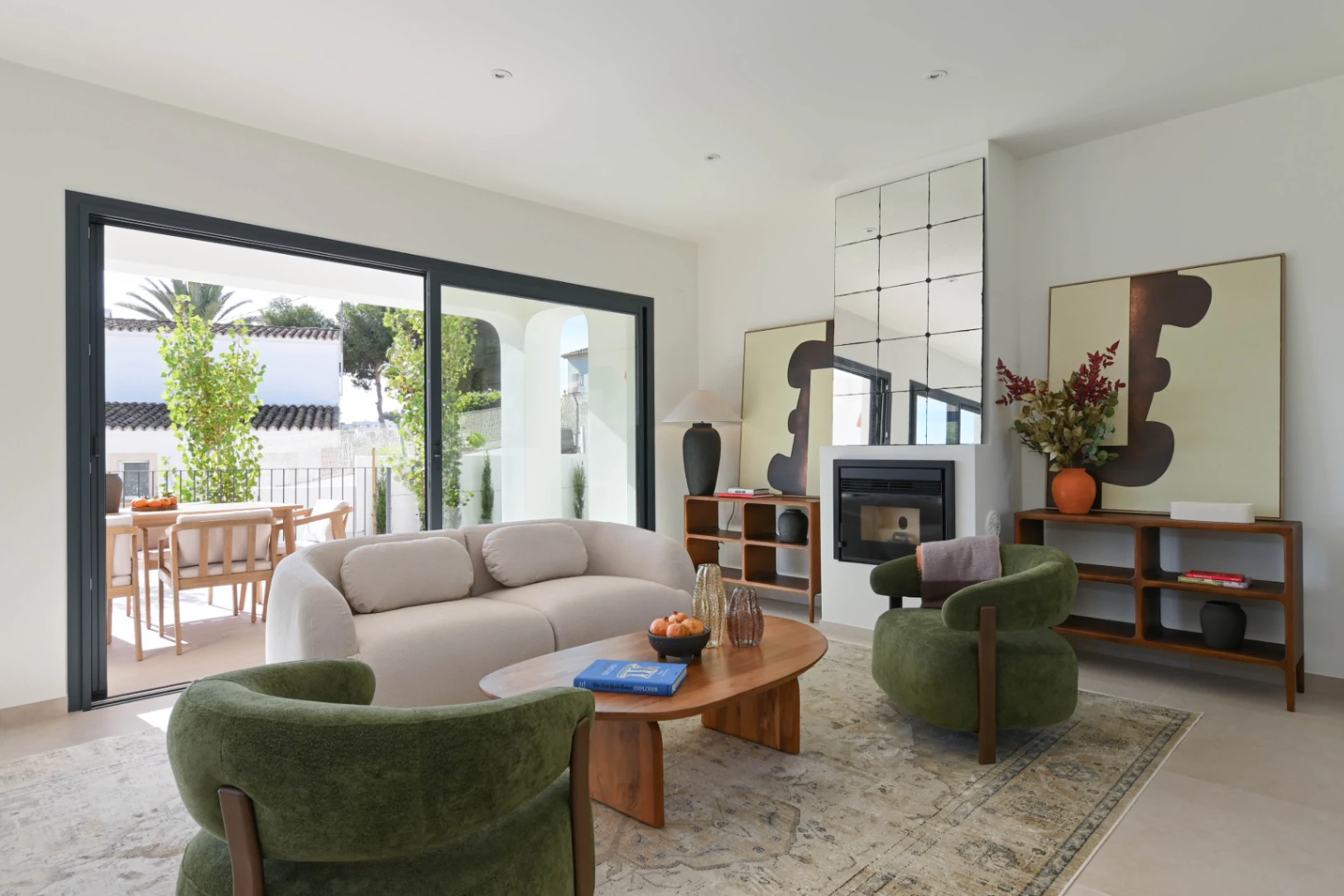 Sleutelklare mediterrane stijl villa met zeezicht te koop in El Portet, Moraira