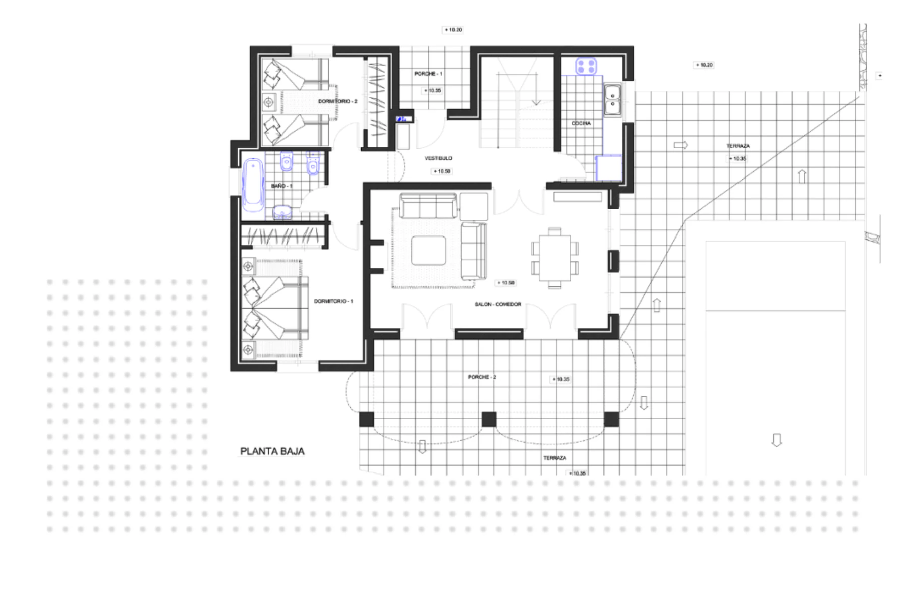 Sleutelklare mediterrane stijl villa met zeezicht te koop in El Portet, Moraira