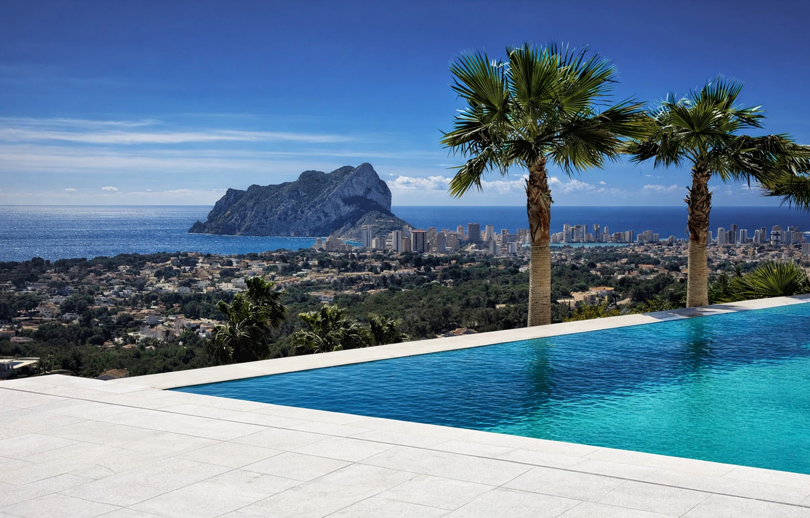 Fascinerende nieuwbouwvilla met panoramisch zeezicht te koop in Raco De Galeno, Benissa