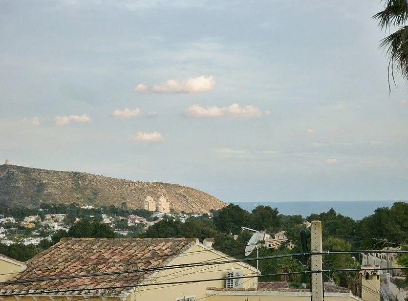 Bouwperceel met uitzicht op zee te koop in Moraira, Costa Blanca