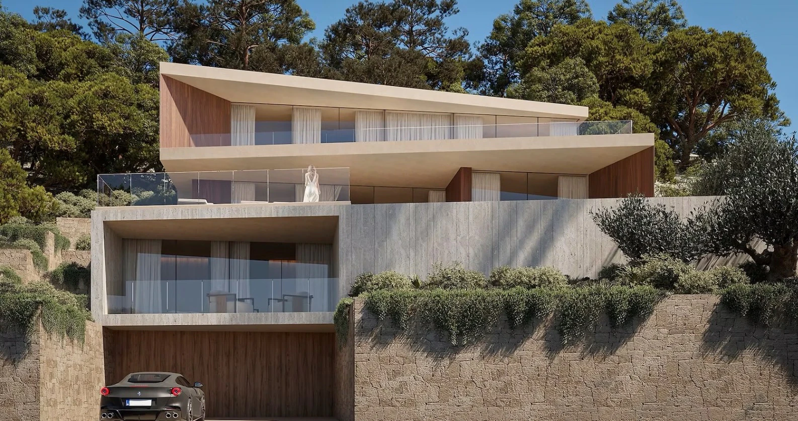 Moderne, luxueuze nieuwbouwvilla met panoramisch zeezicht te koop in Montemar, Benissa