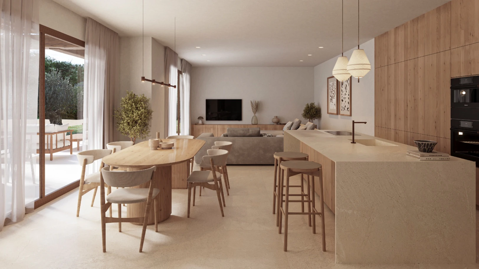 Ibizastyle nieuwbouwvilla's te koop in Fanadix, Benissa