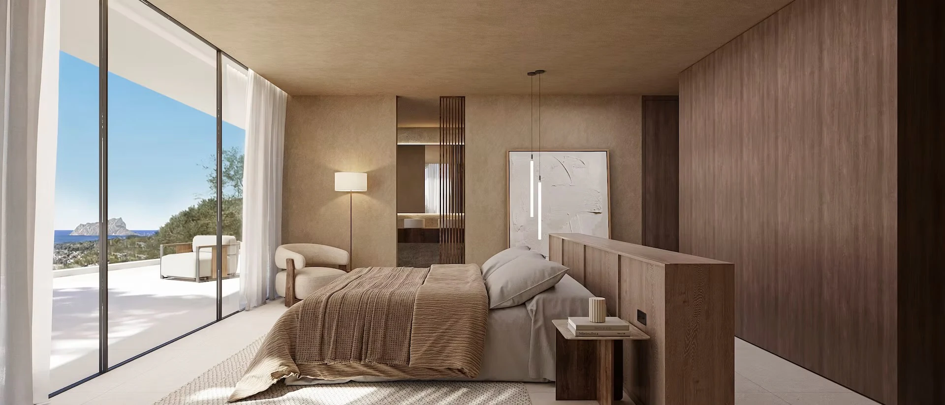 Moderne, luxueuze nieuwbouwvilla met panoramisch zeezicht te koop in Montemar, Benissa