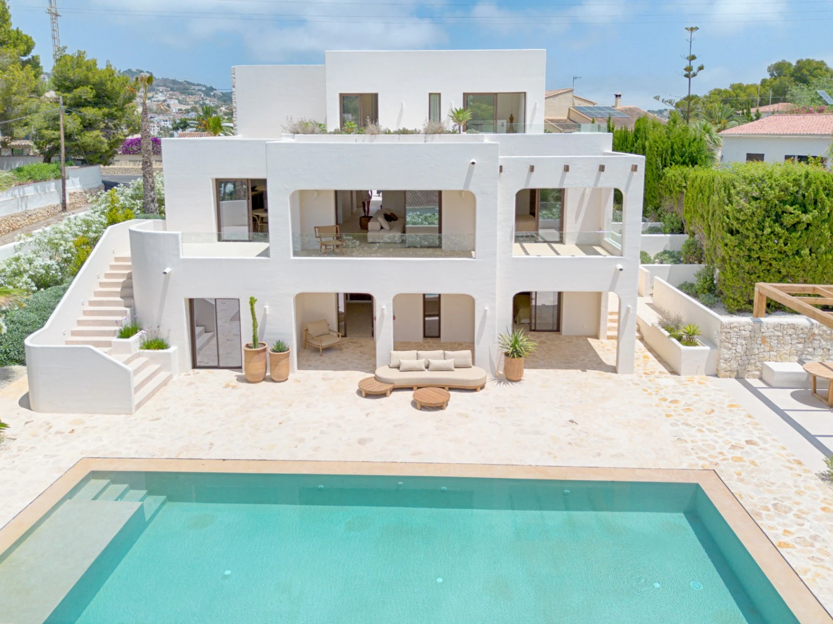 Uniek Ontwerp Villa in Benissa – Tijdloze Natuurlijke Elegantie aan de Costa Blanca.