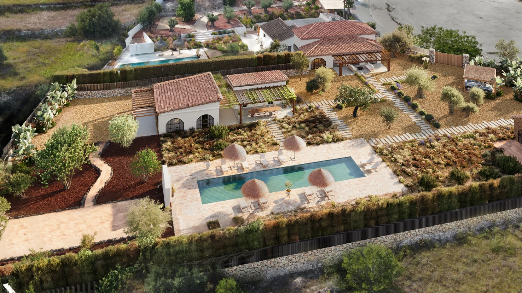 Exclusieve finca met luxe renovatieproject op royaal perceel aan de Costa Blanca