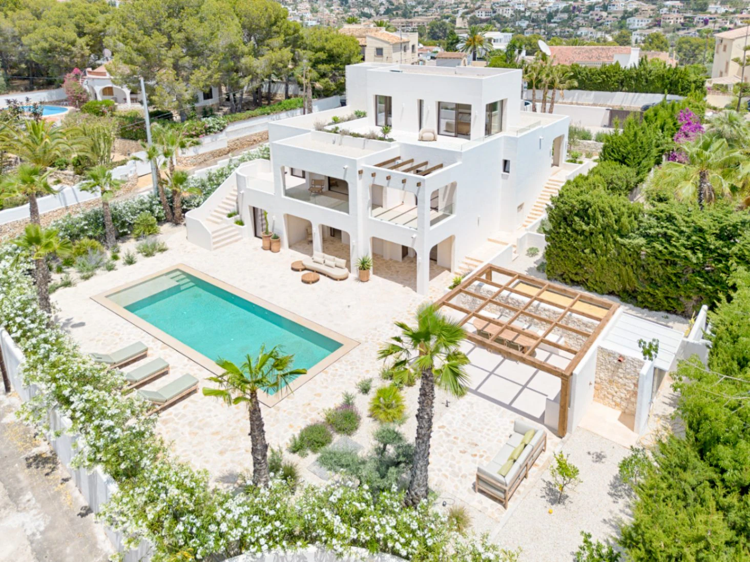 Uniek Ontwerp Villa in Benissa – Tijdloze Natuurlijke Elegantie aan de Costa Blanca.