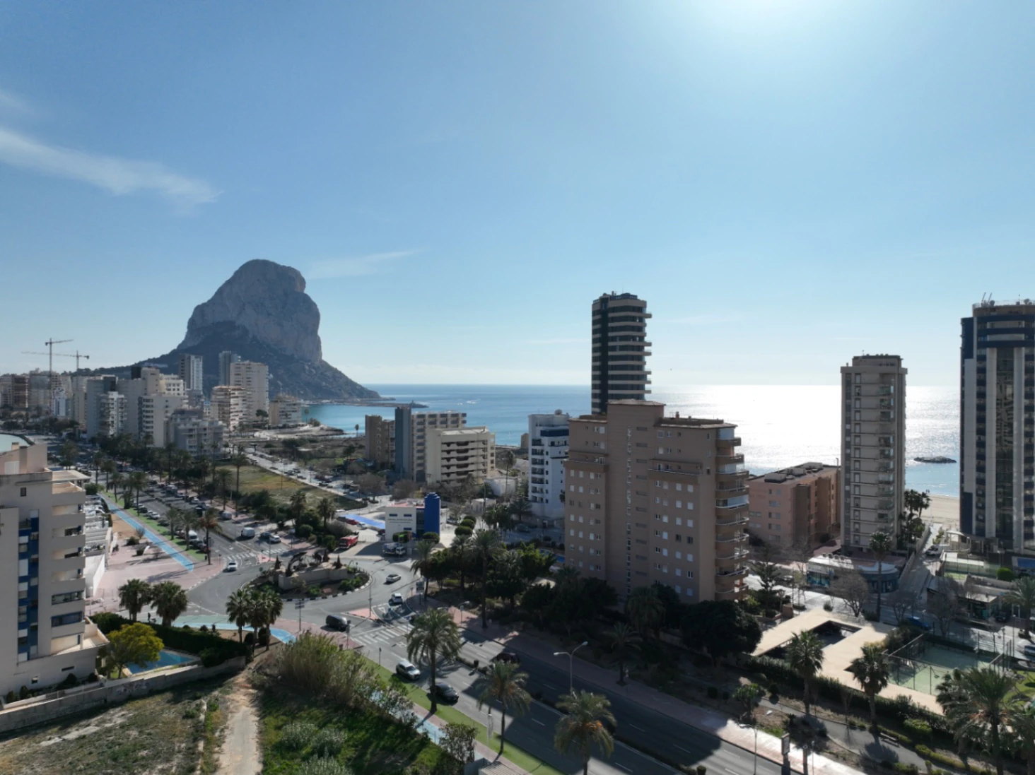 Nieuwbouwappartementen met zeezicht te koop in het centrum van Calpe