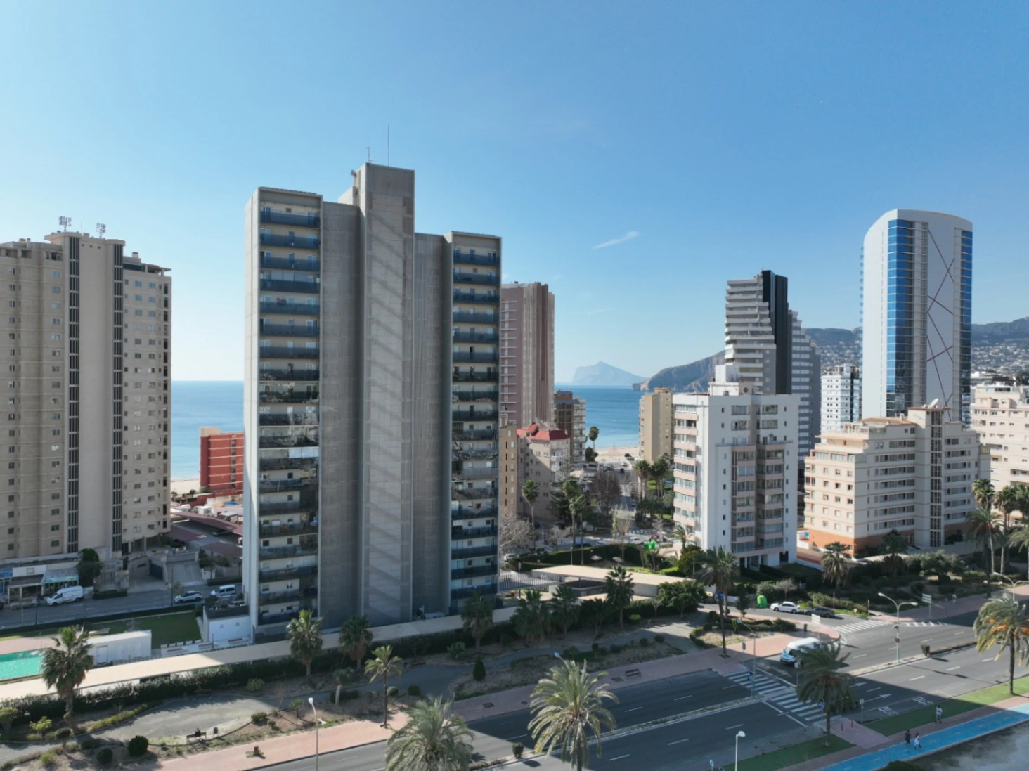 Nieuwbouwappartementen met zeezicht te koop in het centrum van Calpe