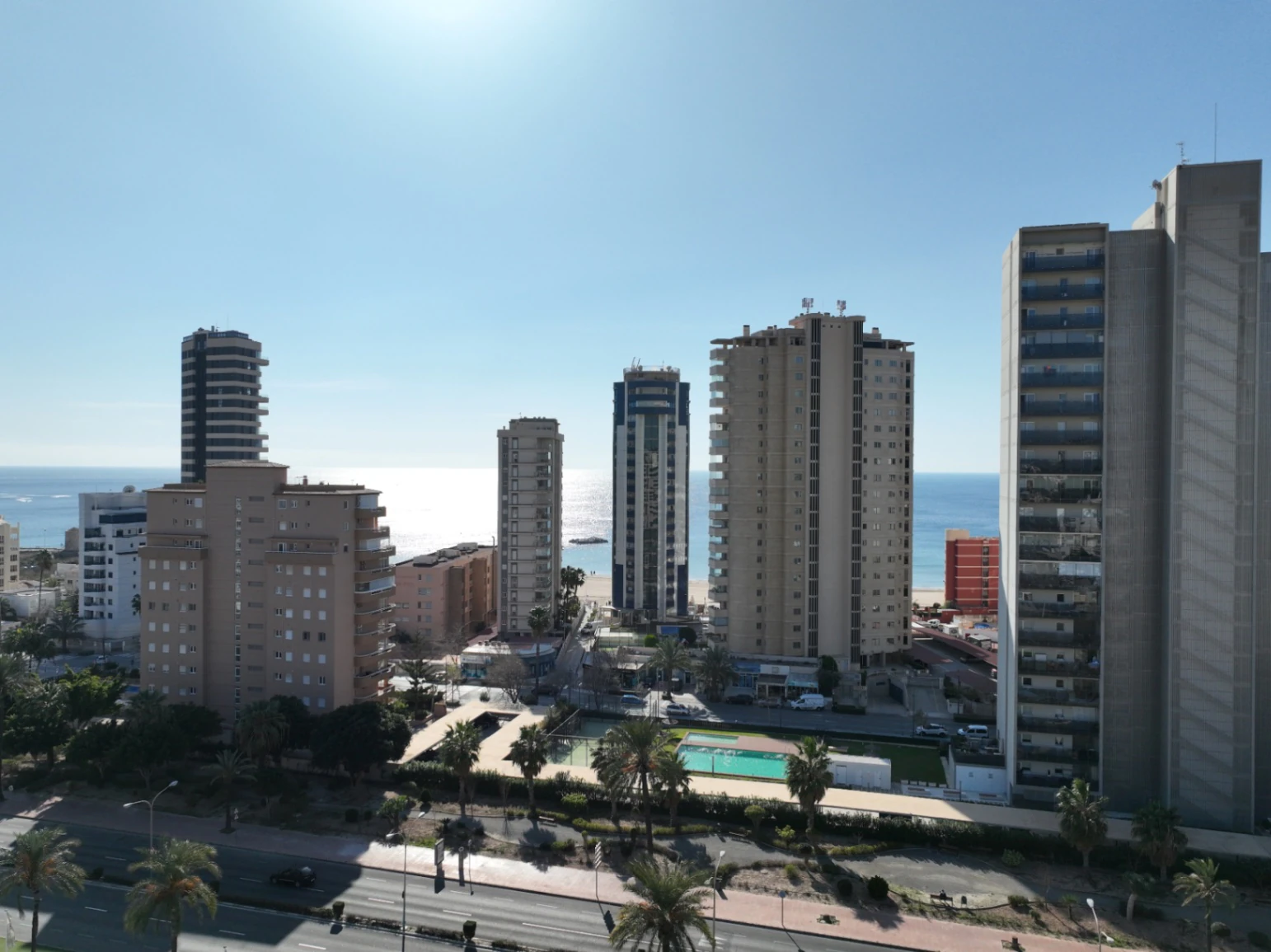 Nieuwbouwappartementen met zeezicht te koop in het centrum van Calpe