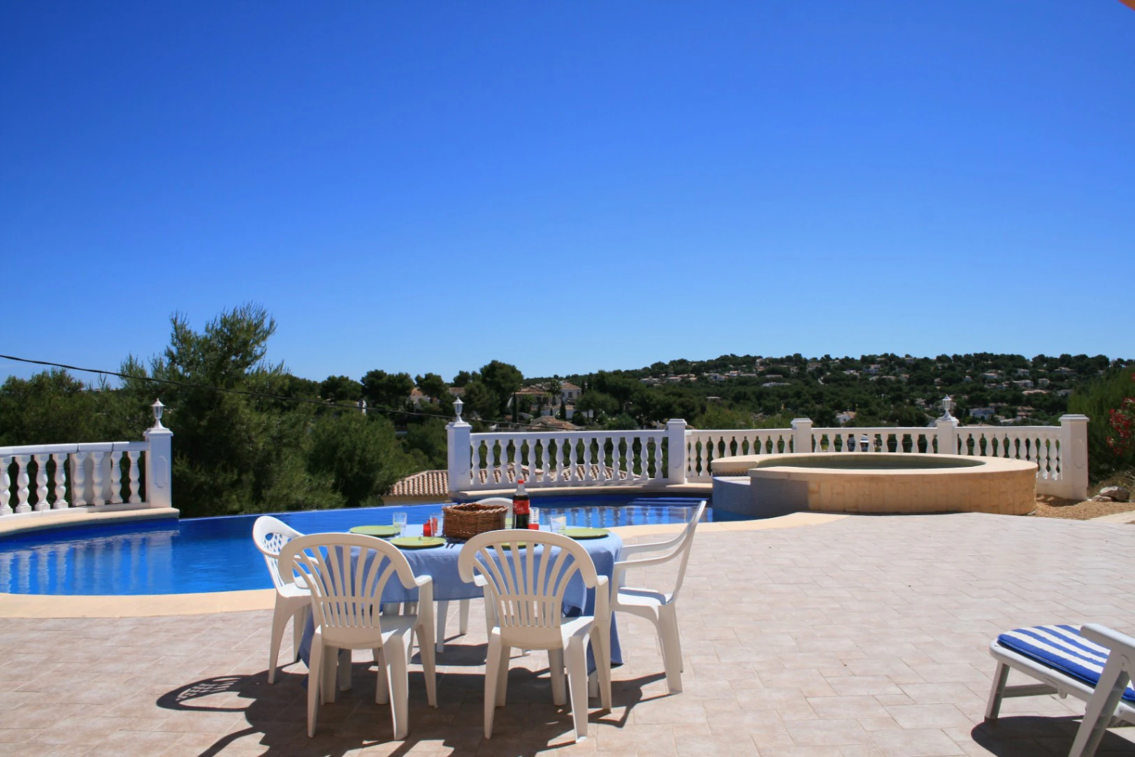 Traditionele Spaanse villa met open zicht te koop in Costa Nova, Javea