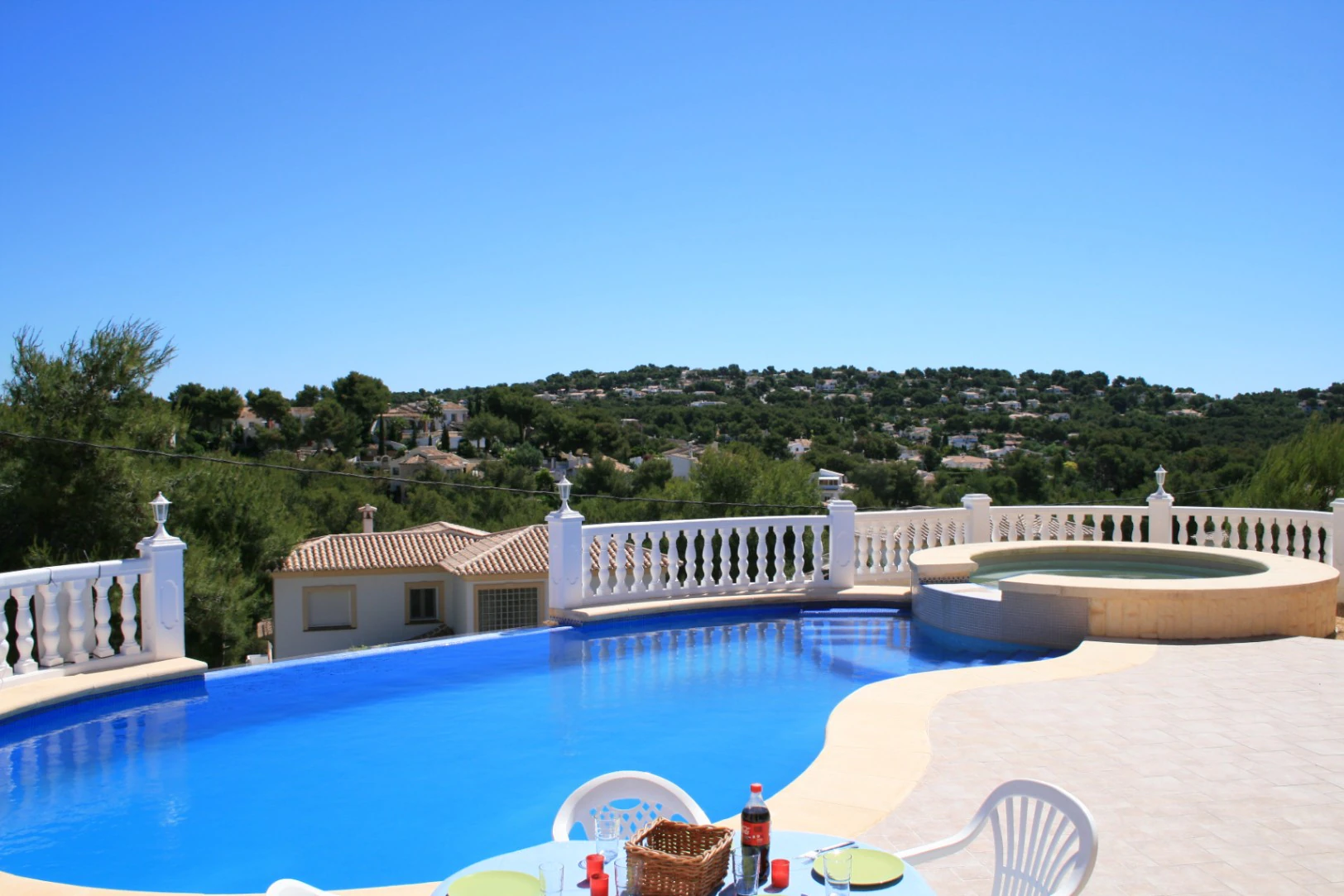 Traditionele Spaanse villa met open zicht te koop in Costa Nova, Javea