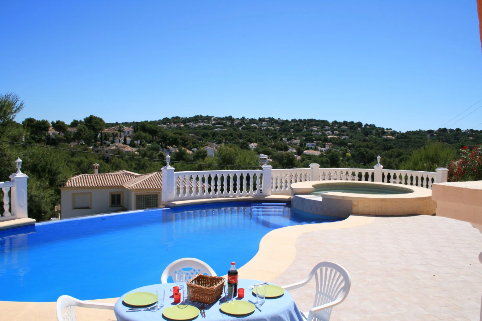 Traditionele Spaanse villa met open zicht te koop in Costa Nova, Javea