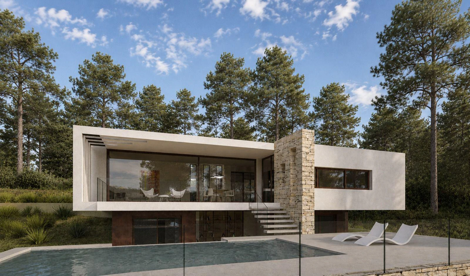Projet magnifique pour une villa neuve à vendre à La Cometa, Moraira