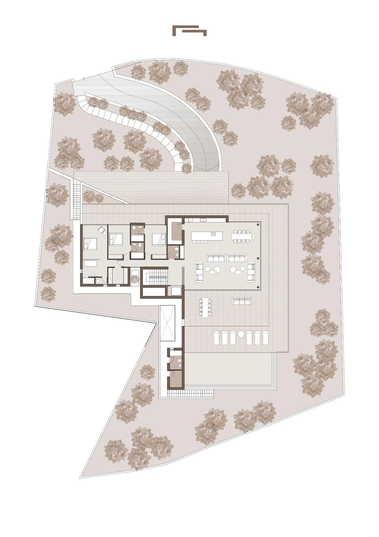 Villa neuve avec permis de construire et vue sur la mer à La Ariella, Moraira
