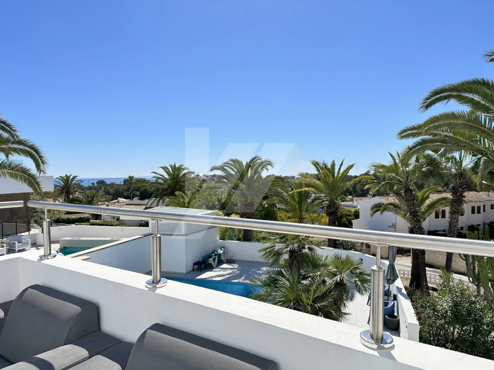 Villa con vistas al Mar en venta en Moraira, Costa Blanca.