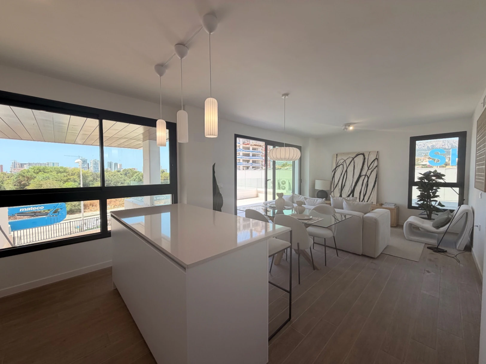 Apartamentos de obra nueva en construcción en Calpe