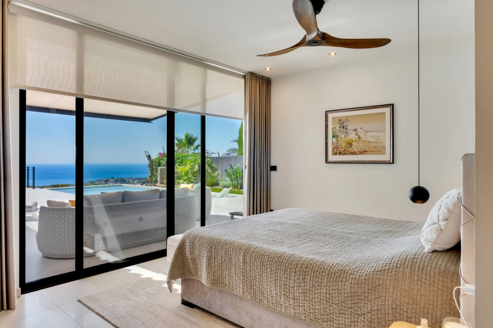 Villa méditerranéenne récemment construite à vendre à Benissa avec vue panoramique sur la mer à 180°