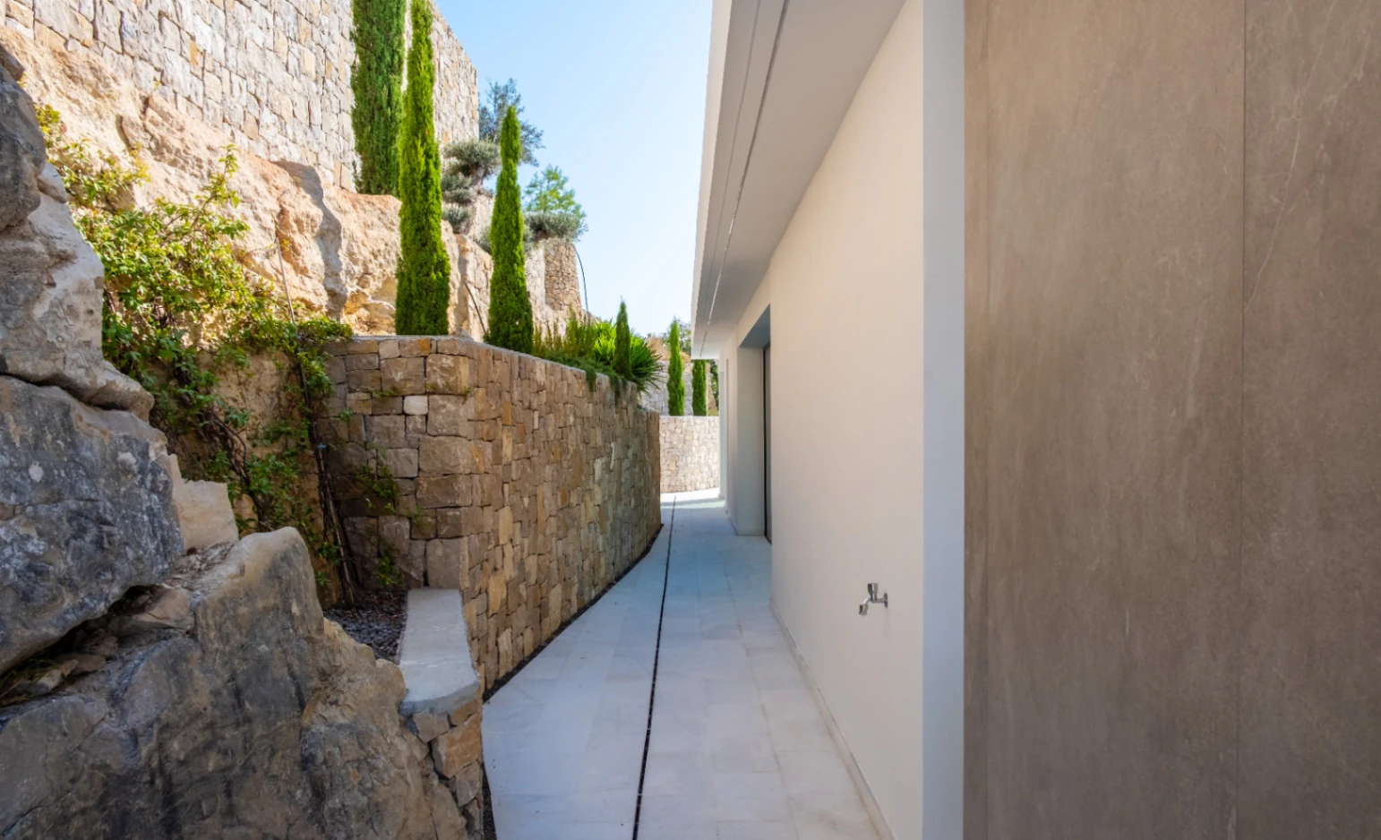Villa neuve fascinante avec vue panoramique sur la mer à vendre à Raco De Galeno, Benissa