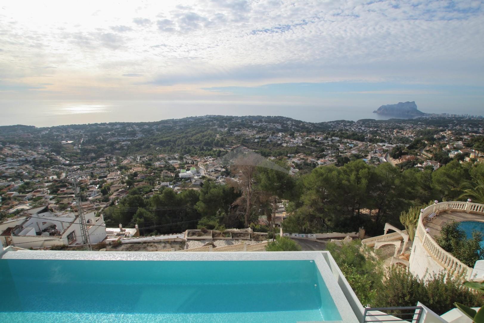 Villa 180° sea views in Moraira