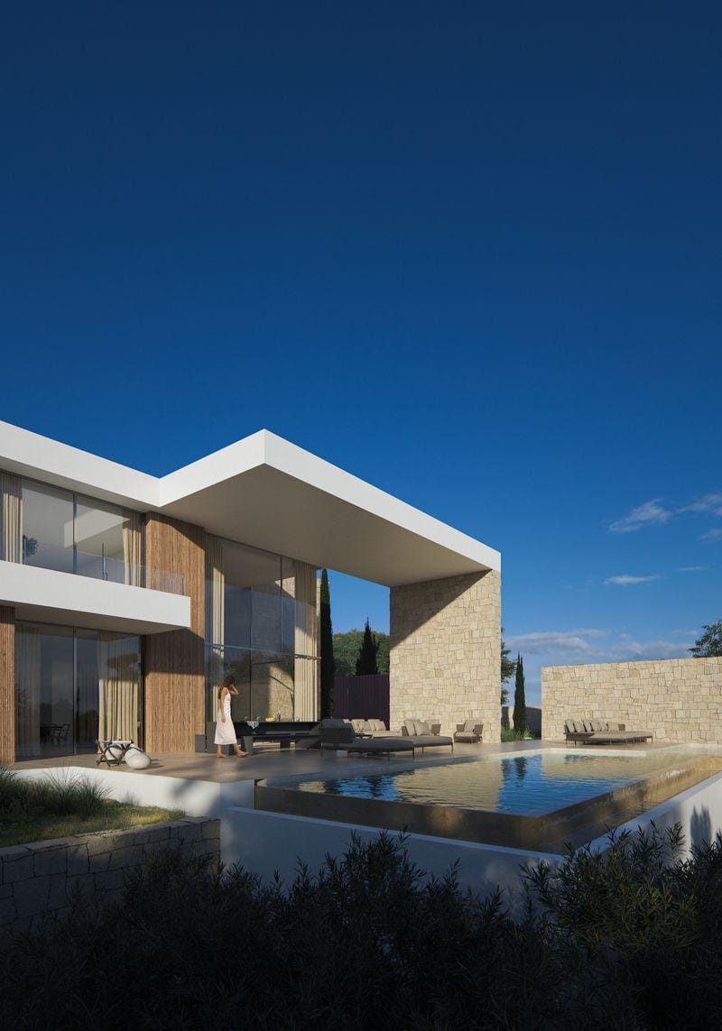 Nieuwbouwvilla te koop met panoramisch zeezicht in Moraira
