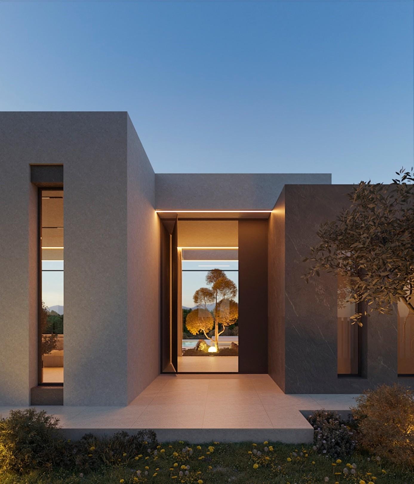 Nieuwe moderne villa te koop in Calpe