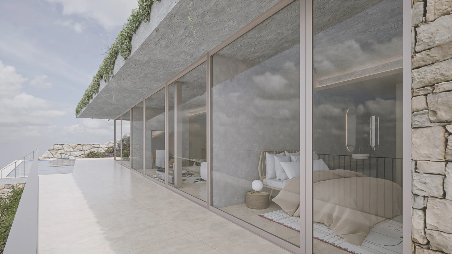 Nieuwbouwproject met panoramisch uitzicht op zee te koop in Denia